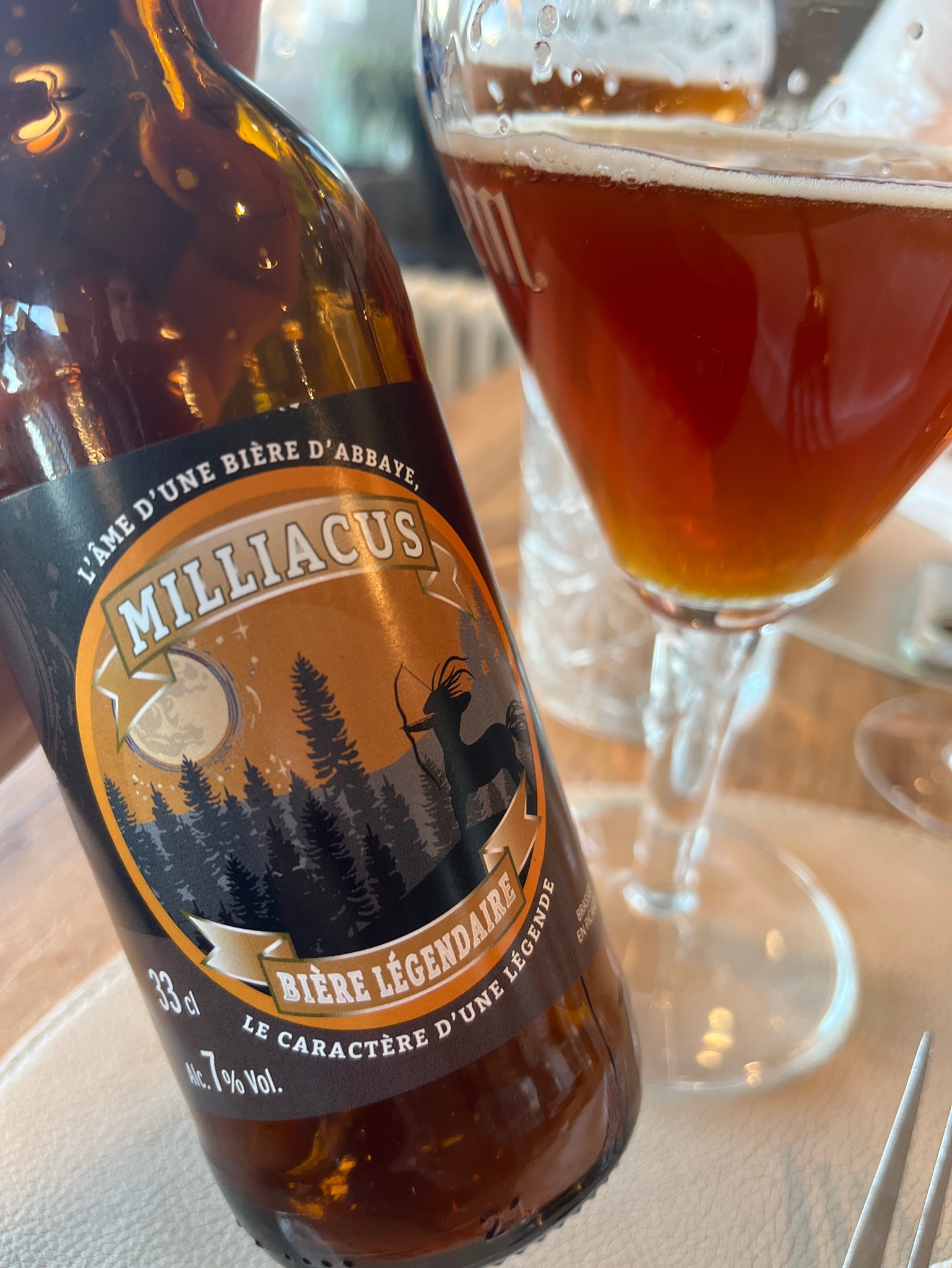 Milliacus Ambrée, Brasserie Et Cidrerie De Milly (BCM)