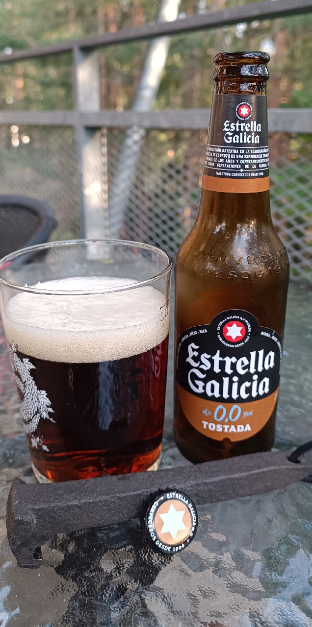 Estrella Galicia 0.0% TOSTADA, Spain