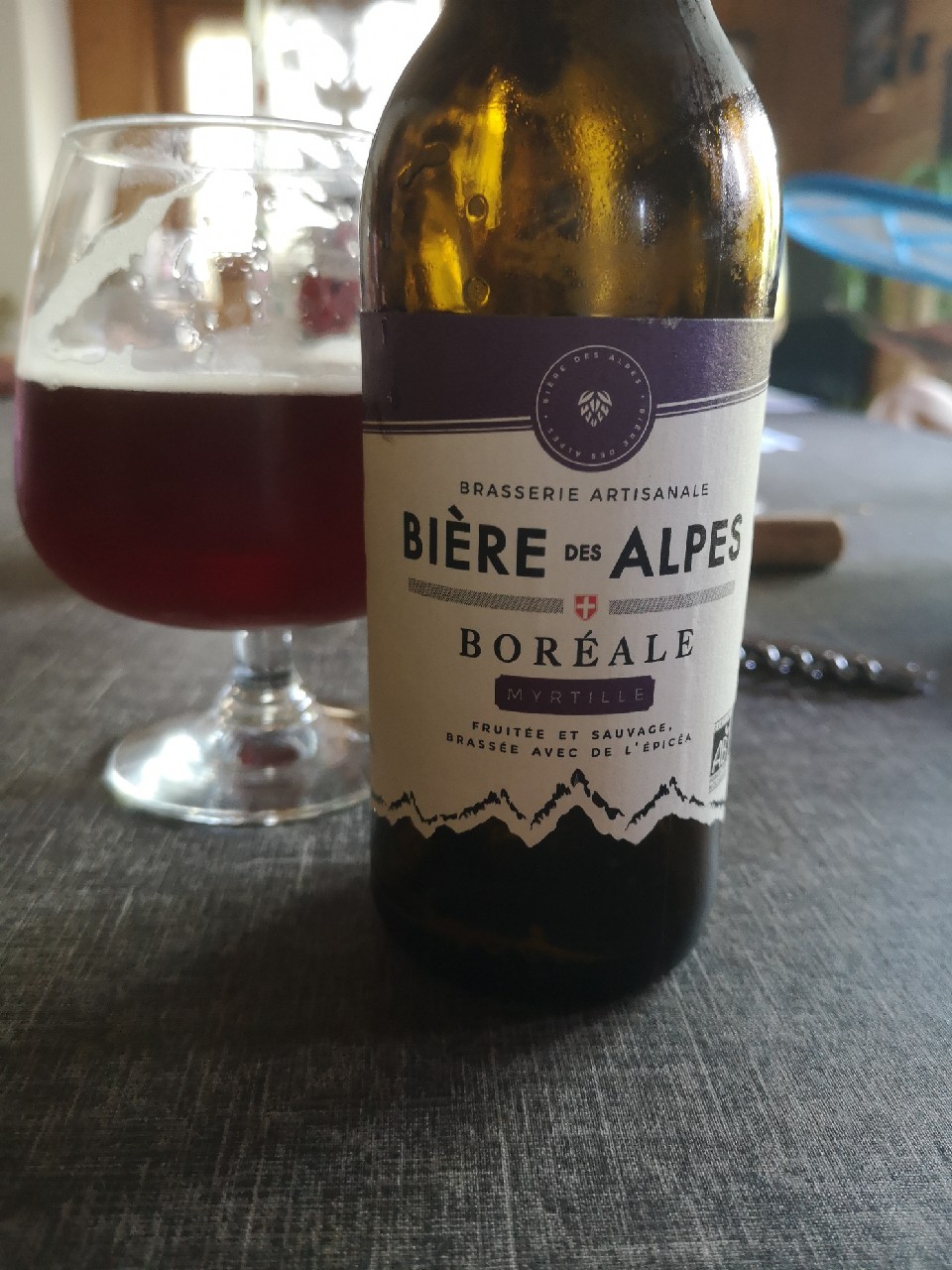 Bière des alpes - boréale Myrtille, France