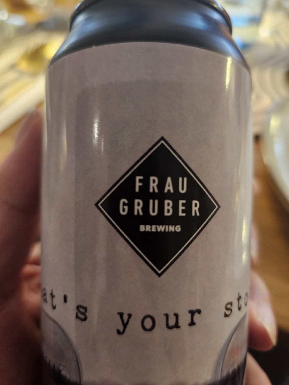 On The Same Page, FrauGruber Brewing