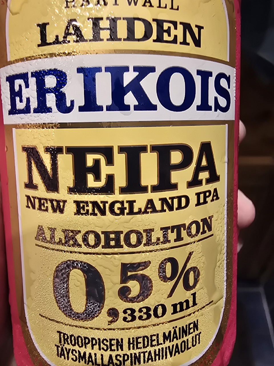 Lahden Erikois NEIPA Alkoholiton 0,5%, Finland