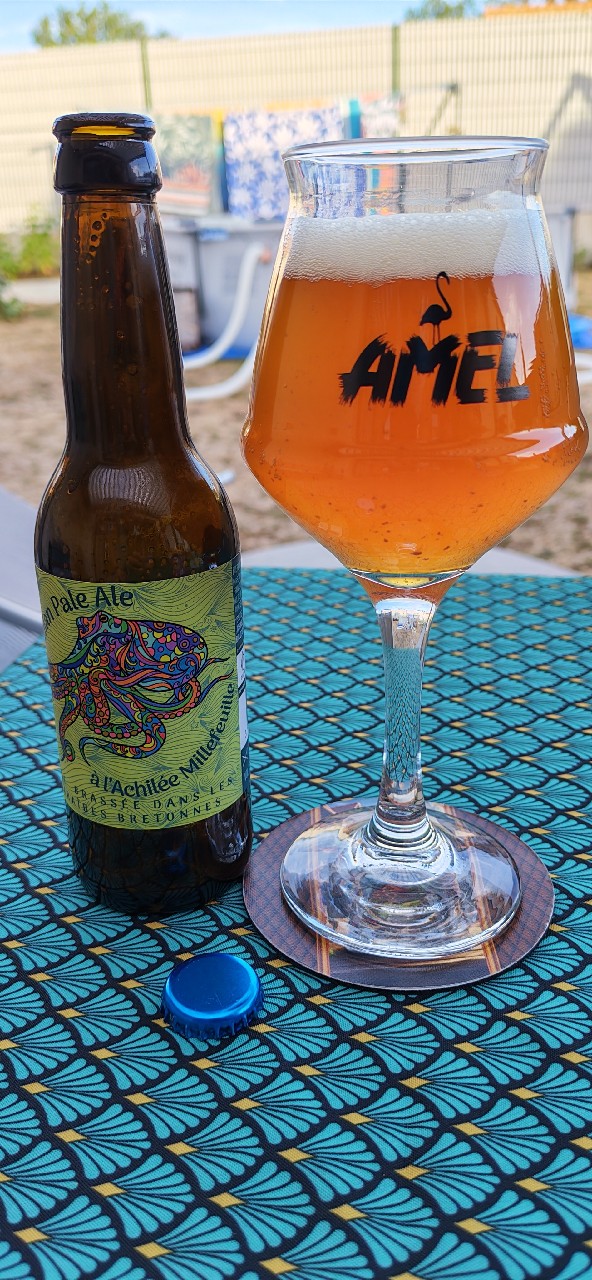 indian pale ale à l'Achilee millefeuille, Brasserie De La Pieuvre