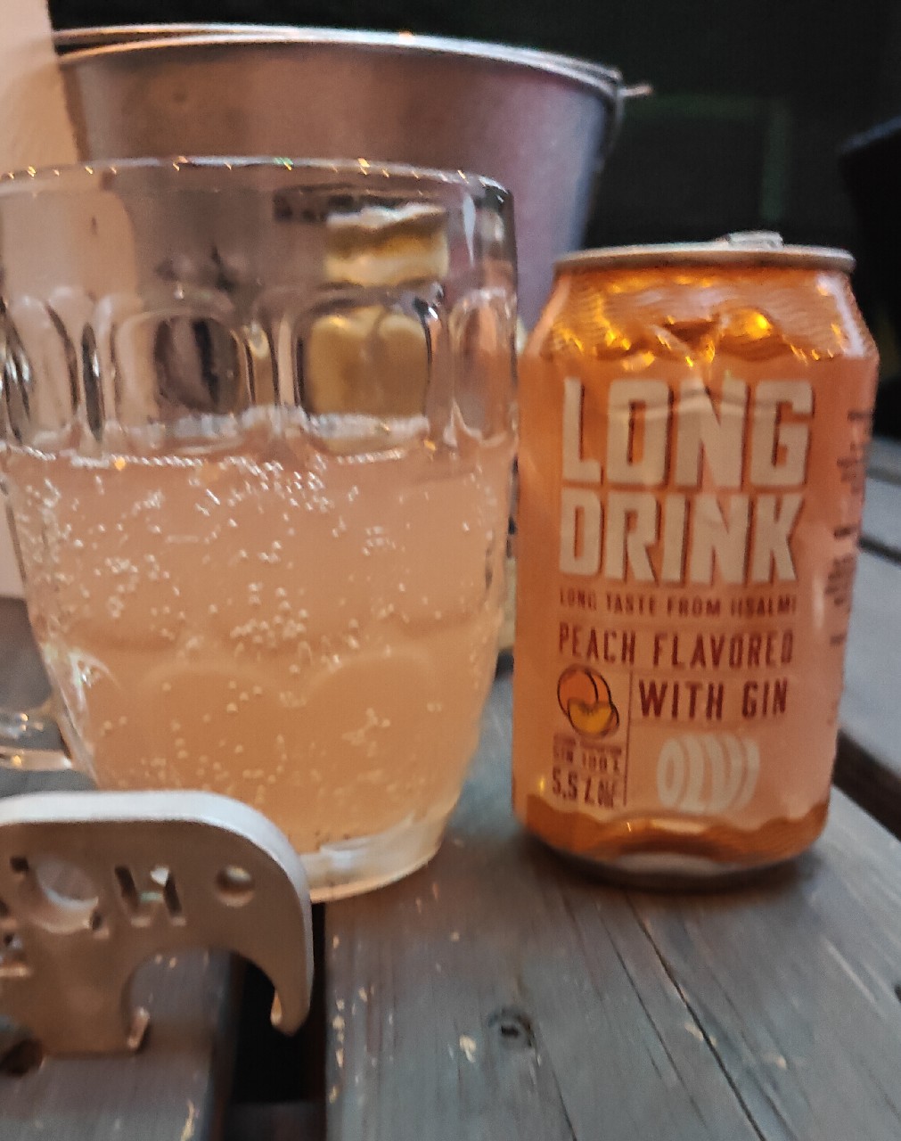 OLVI Long Drink Peach, Finland