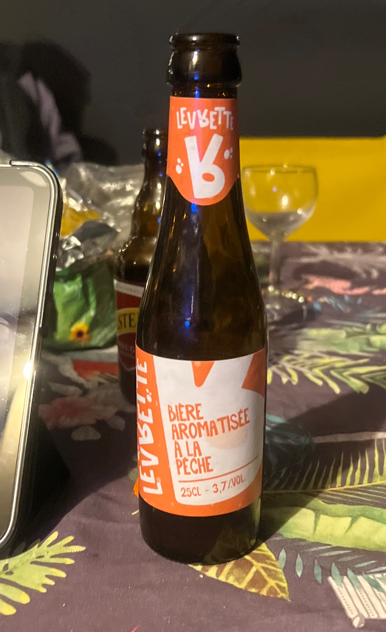 Levrette Pêche, Bières Levrette