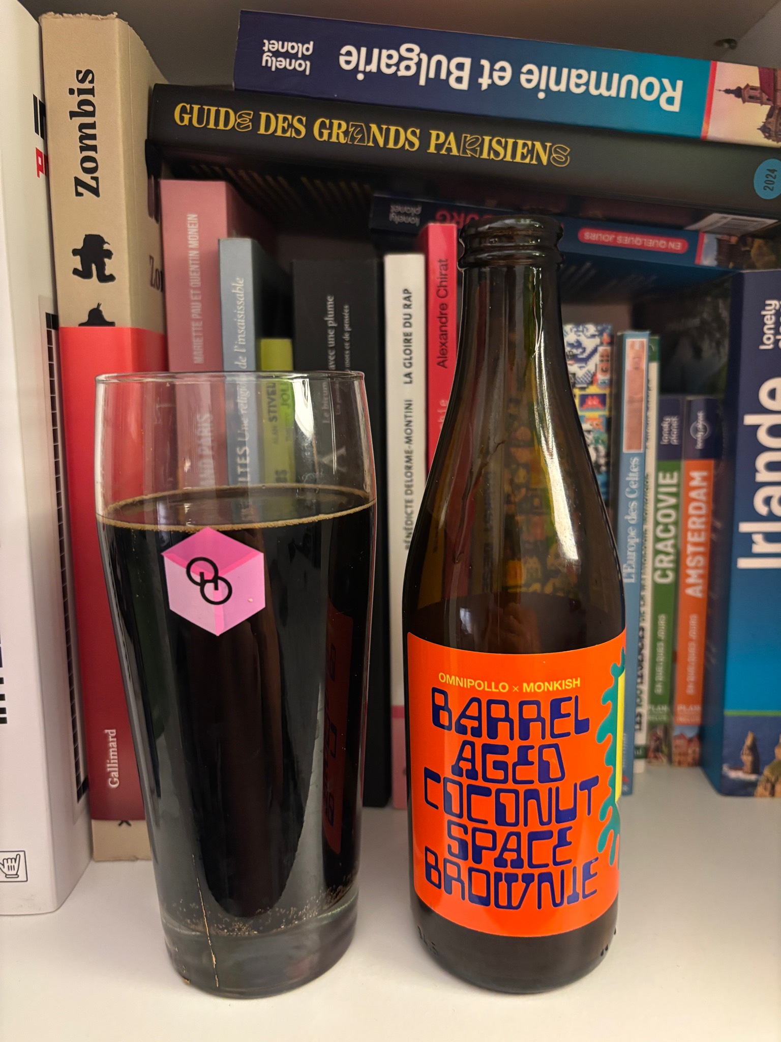 Barrel aged coconut Space brownie, Sweden