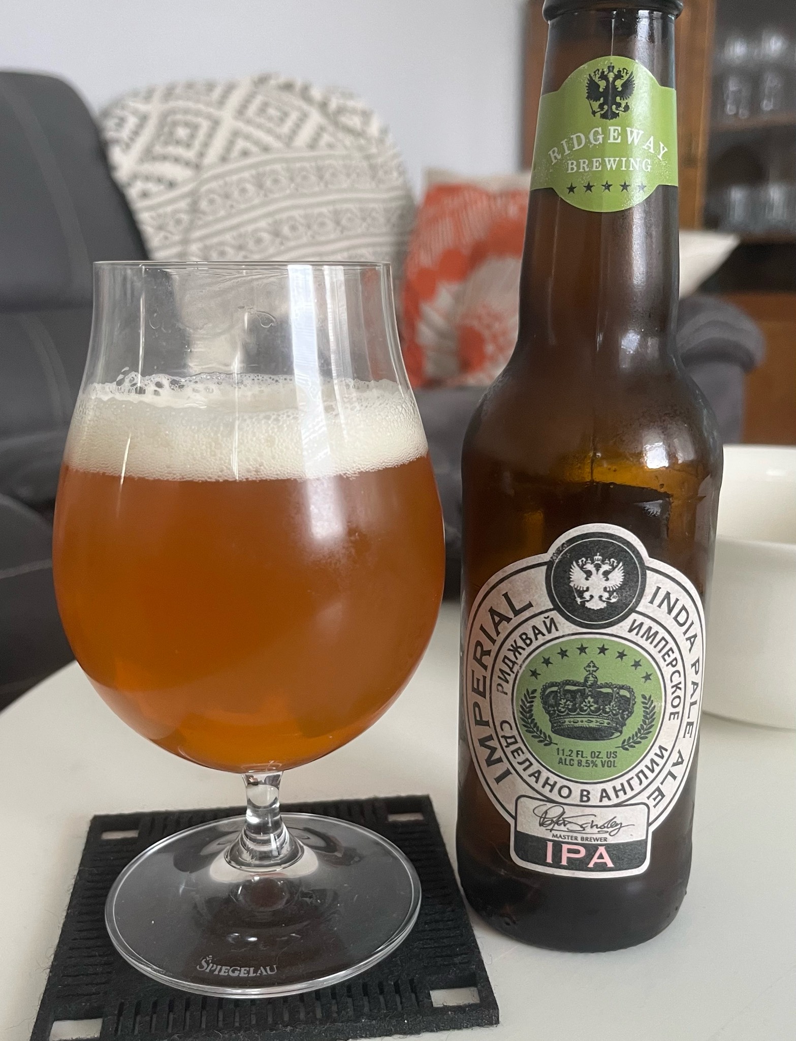 Ridgeway Imperial India Pale Ale, Ridgeway Brewing