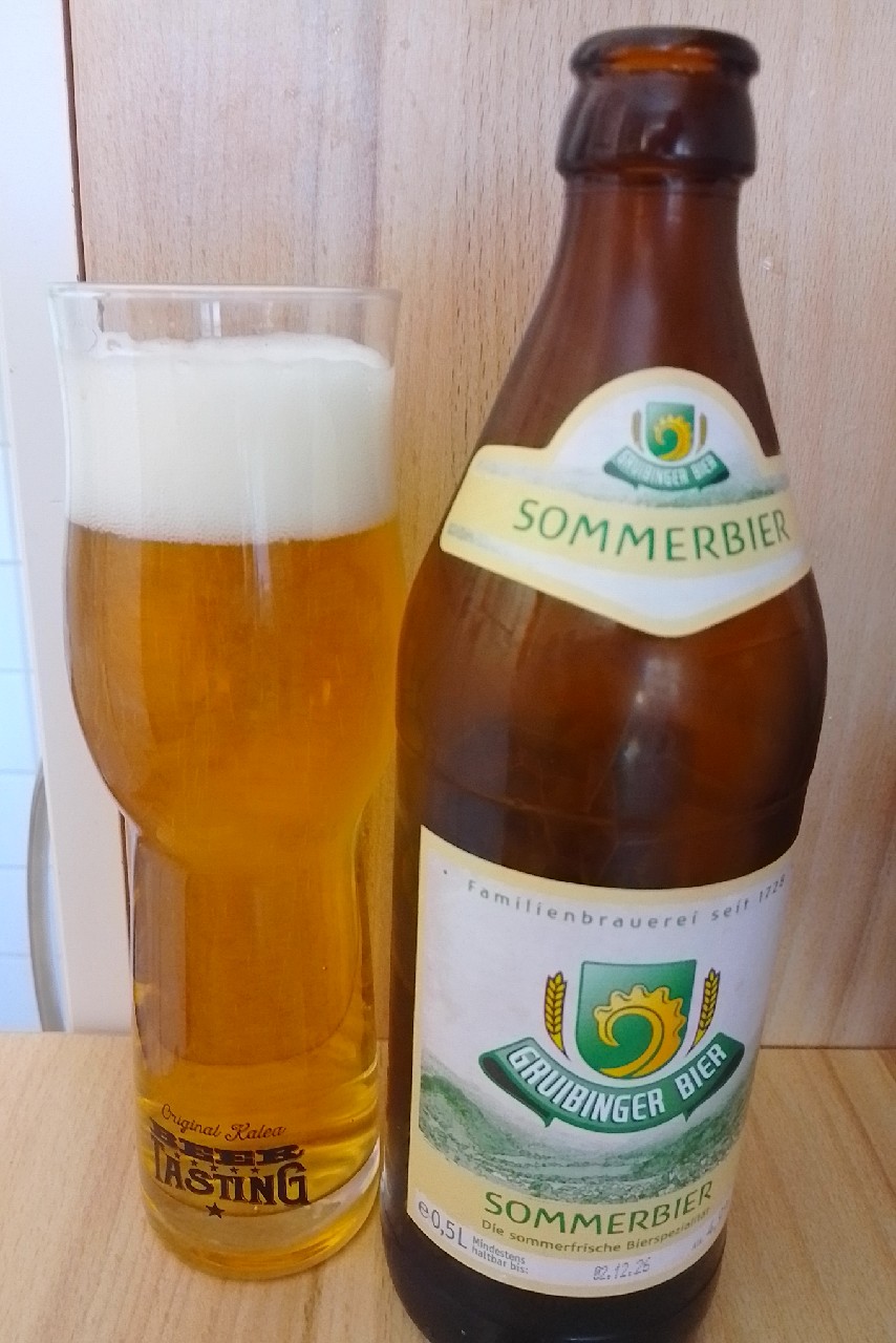 Gruibinger Sommerbier, Lammbrauerei Hilsenbeck - Gruibinger Bier