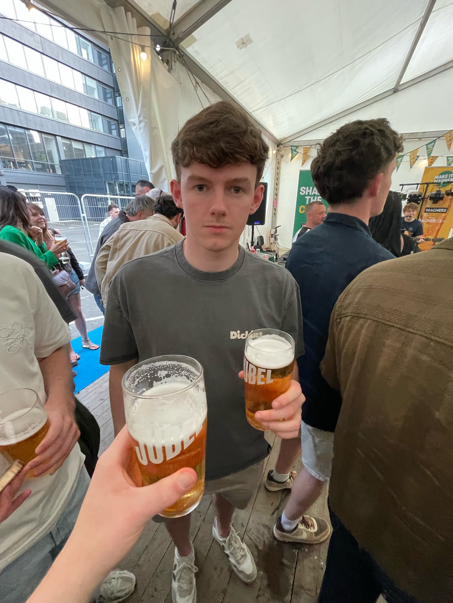 Beer Cut With Peach, Jubel Beer