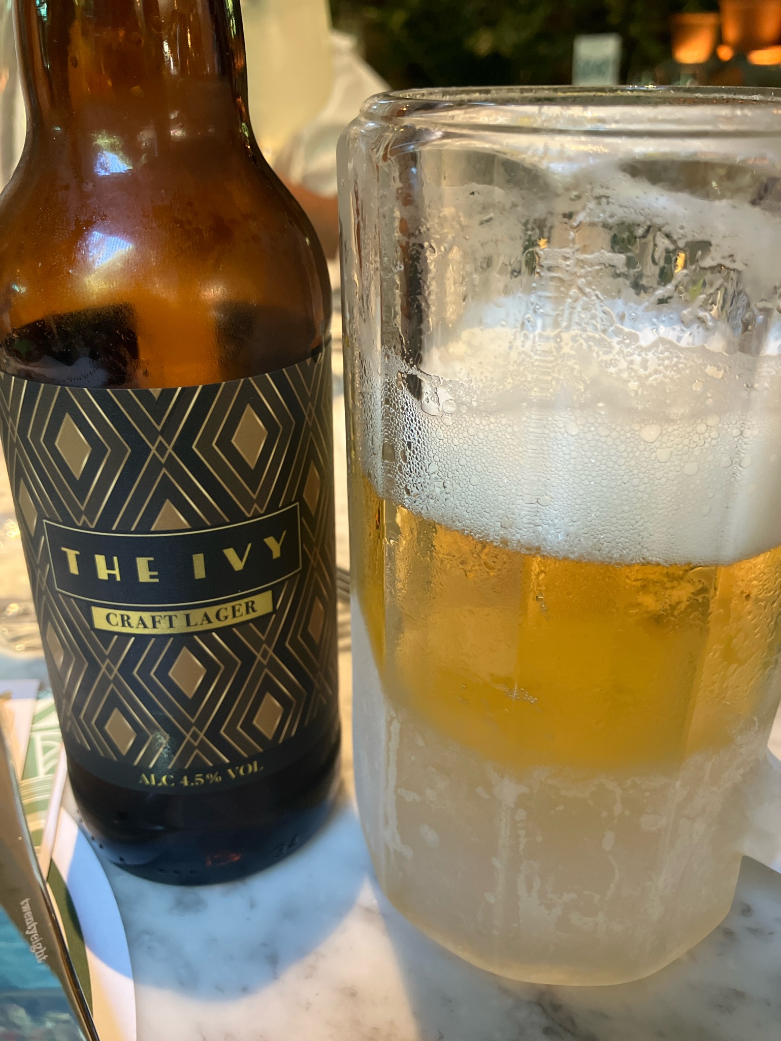 The Ivy Craft Lager, Harviestoun Brewery