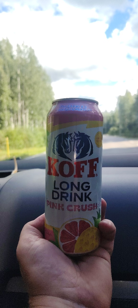 KOFF Long Drink Pink Crush, Finland