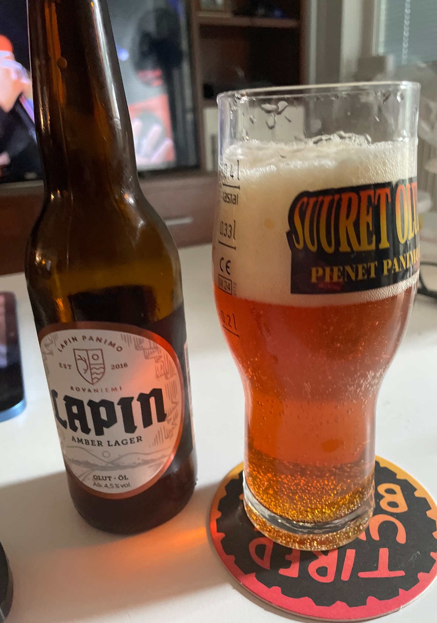 Lapin Amber Lager, Finland