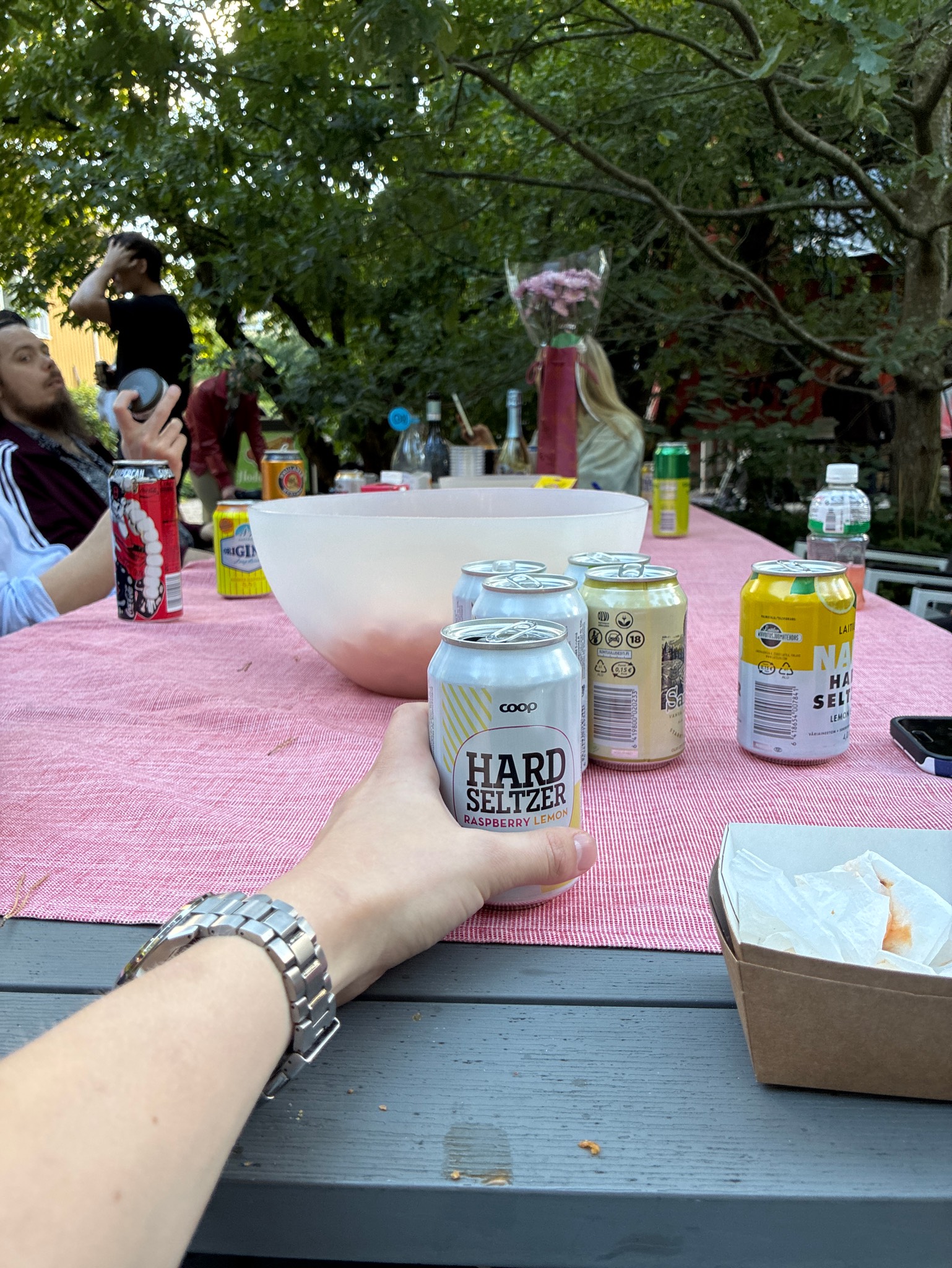 Coop Raspberry-Lemon Hard Seltzer, Finland