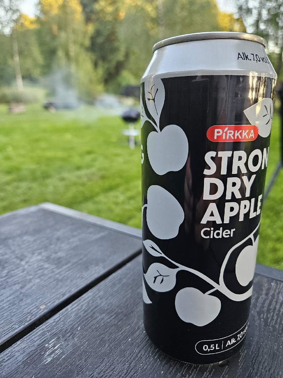 Pirkka strong dry apple cider, Finland