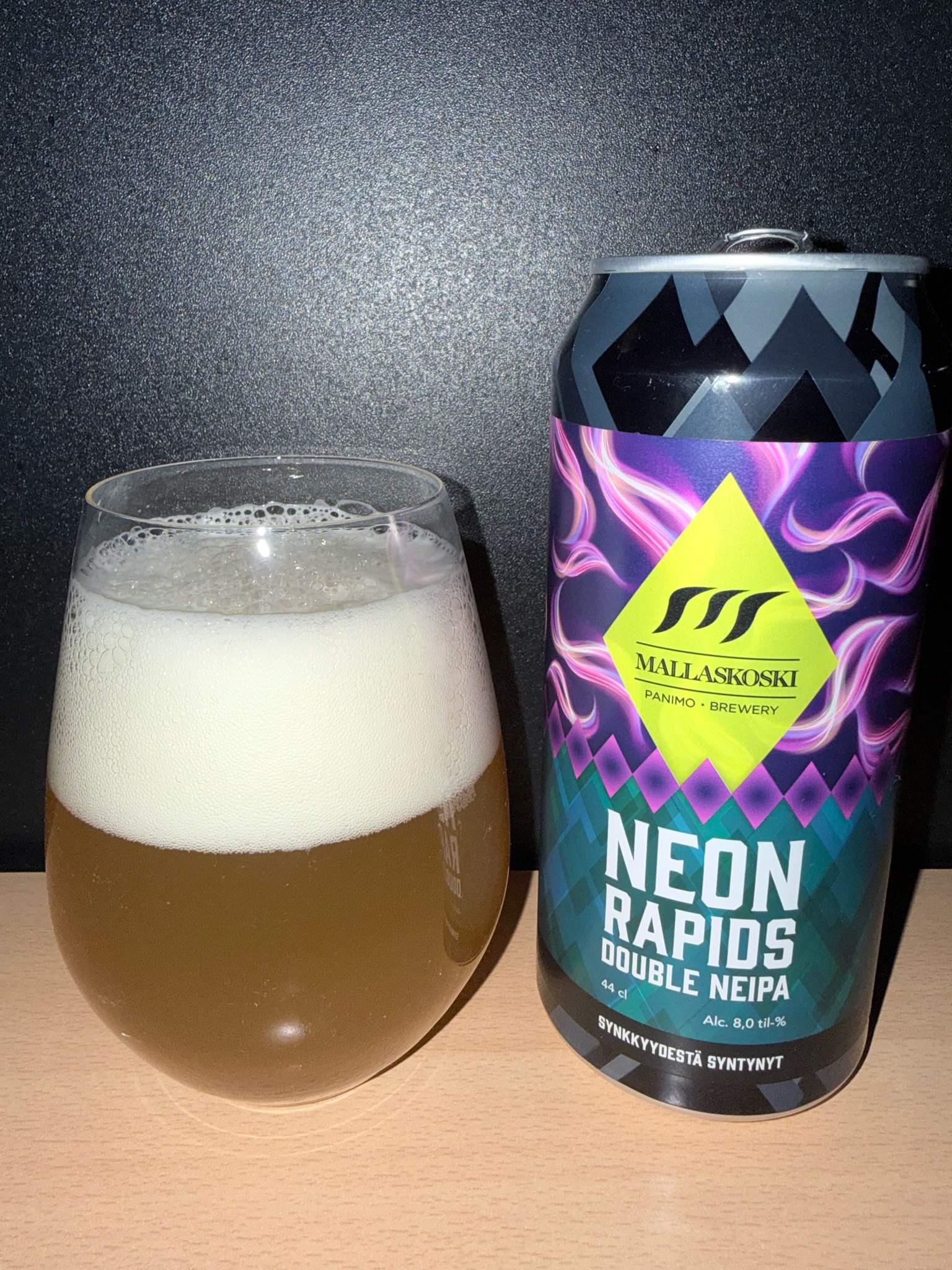 Neon Rapids Double NEIPA, Mallaskosken Panimo