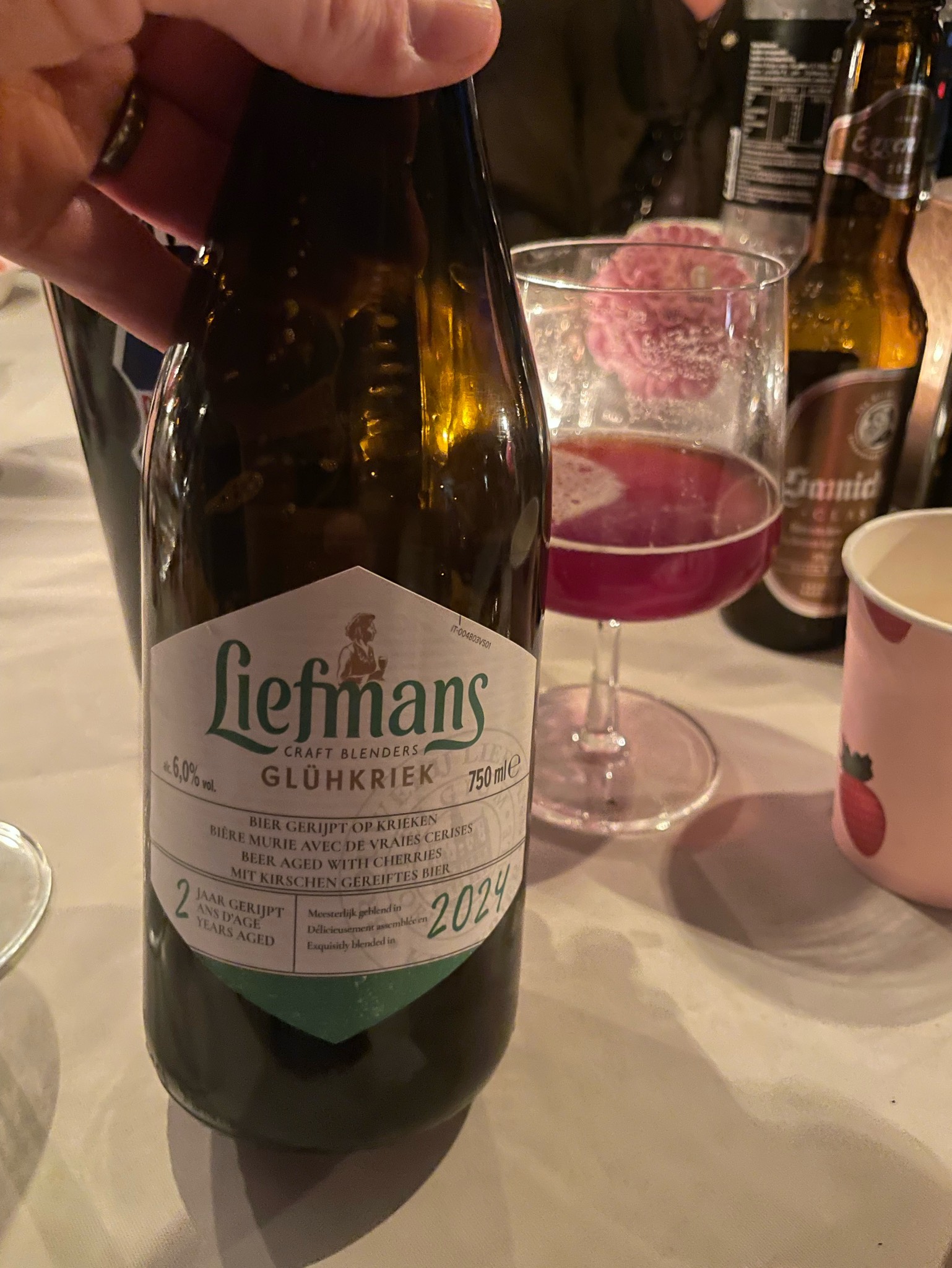 Liefmans Glühkriek, Belgium
