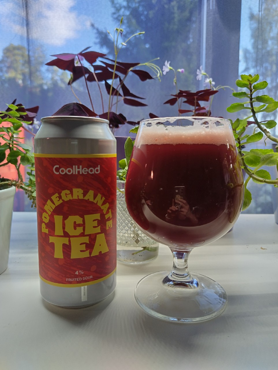 Pomegranate Ice Tea, CoolHead Brew