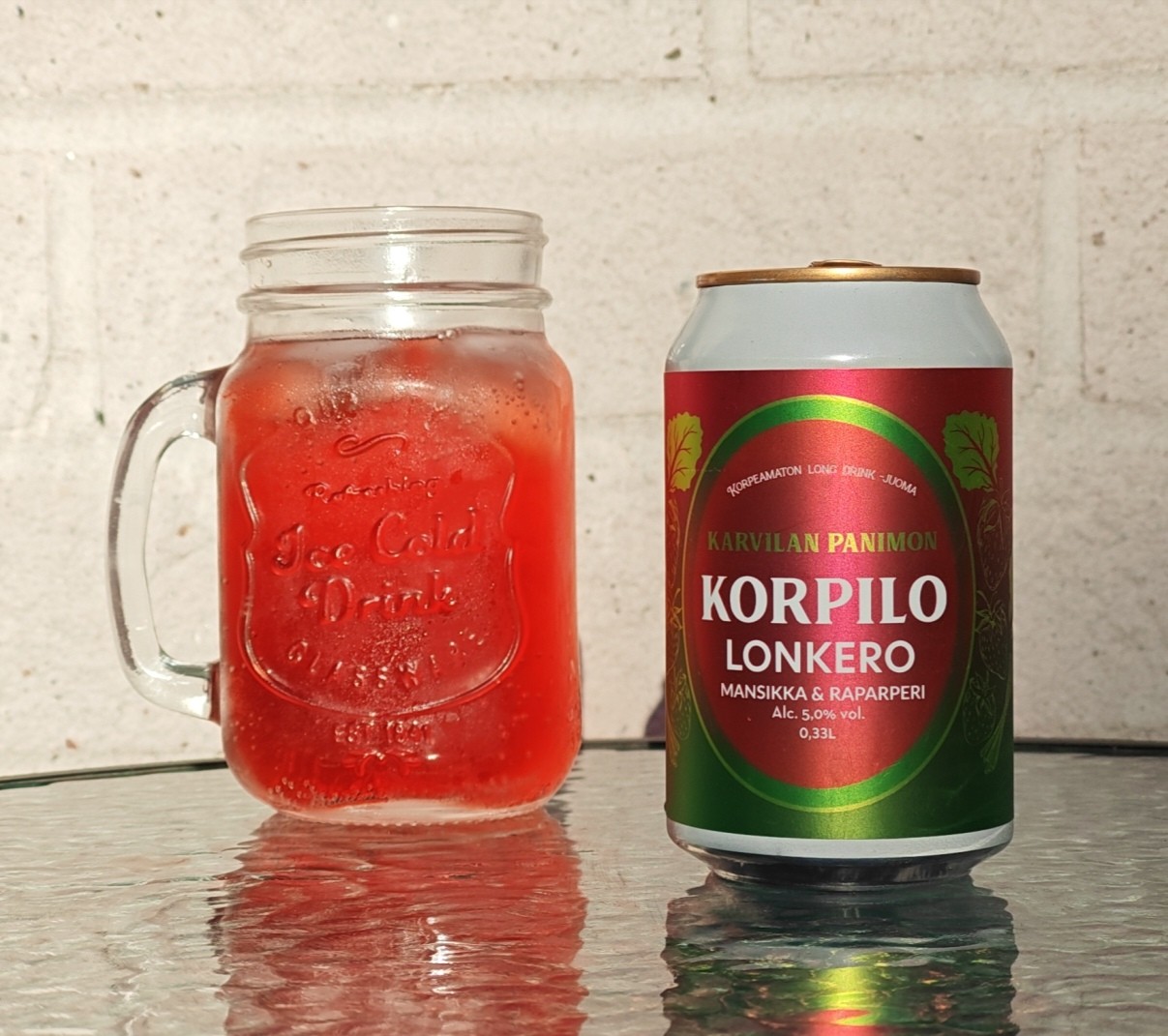 Korpilo Lonkero Mansikka & Raparperi, Karvilan Panimo