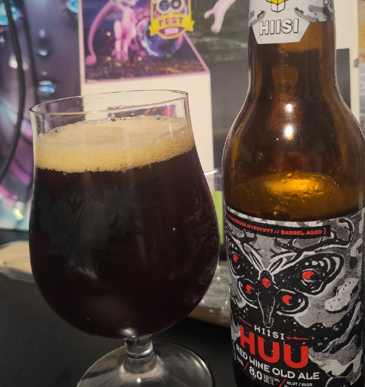 HUU Red Wine Old Ale (Barrel Aged), Panimo Hiisi