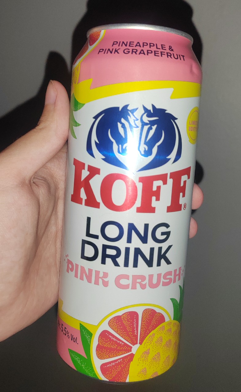 KOFF Long Drink Pink Crush, Finland