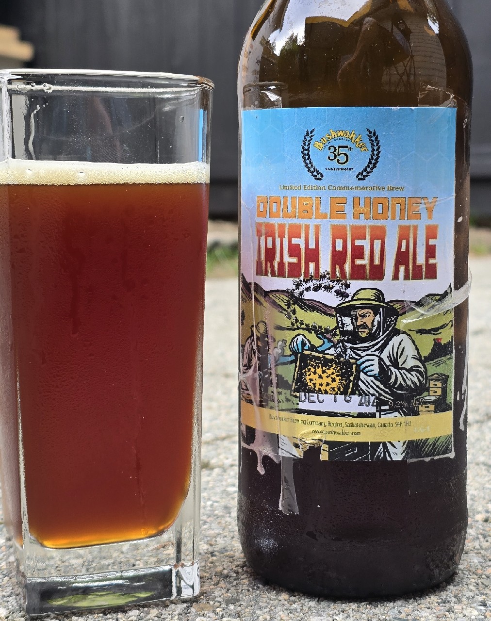 Double Honey Irish Red Ale, Bushwakker Brewing Co