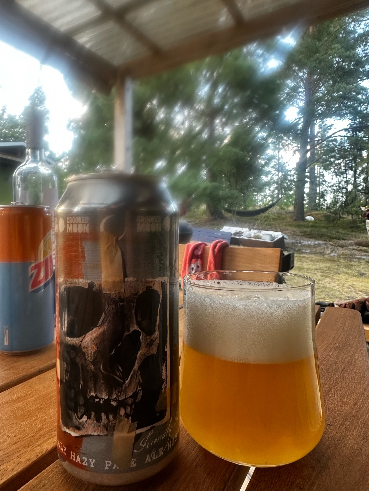 Hazy Pale Ale, Crooked Moon Brewing