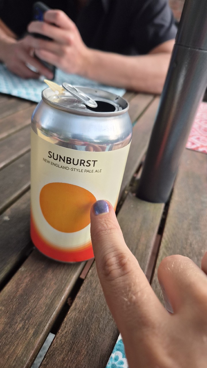 Sunburst new england style pale ale, Storm Stayed Brewing Company