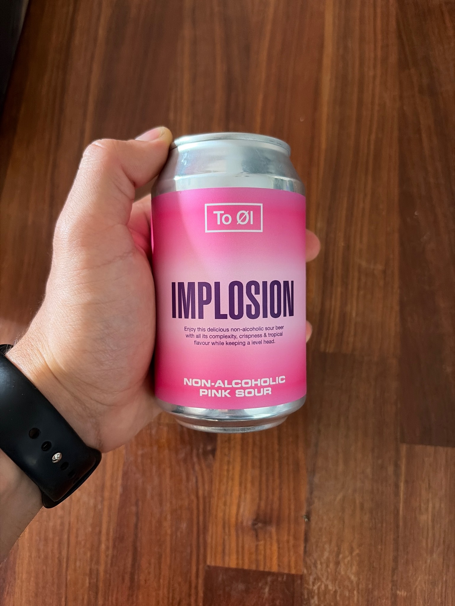 Implosion non-alcoholic pink sour, Denmark