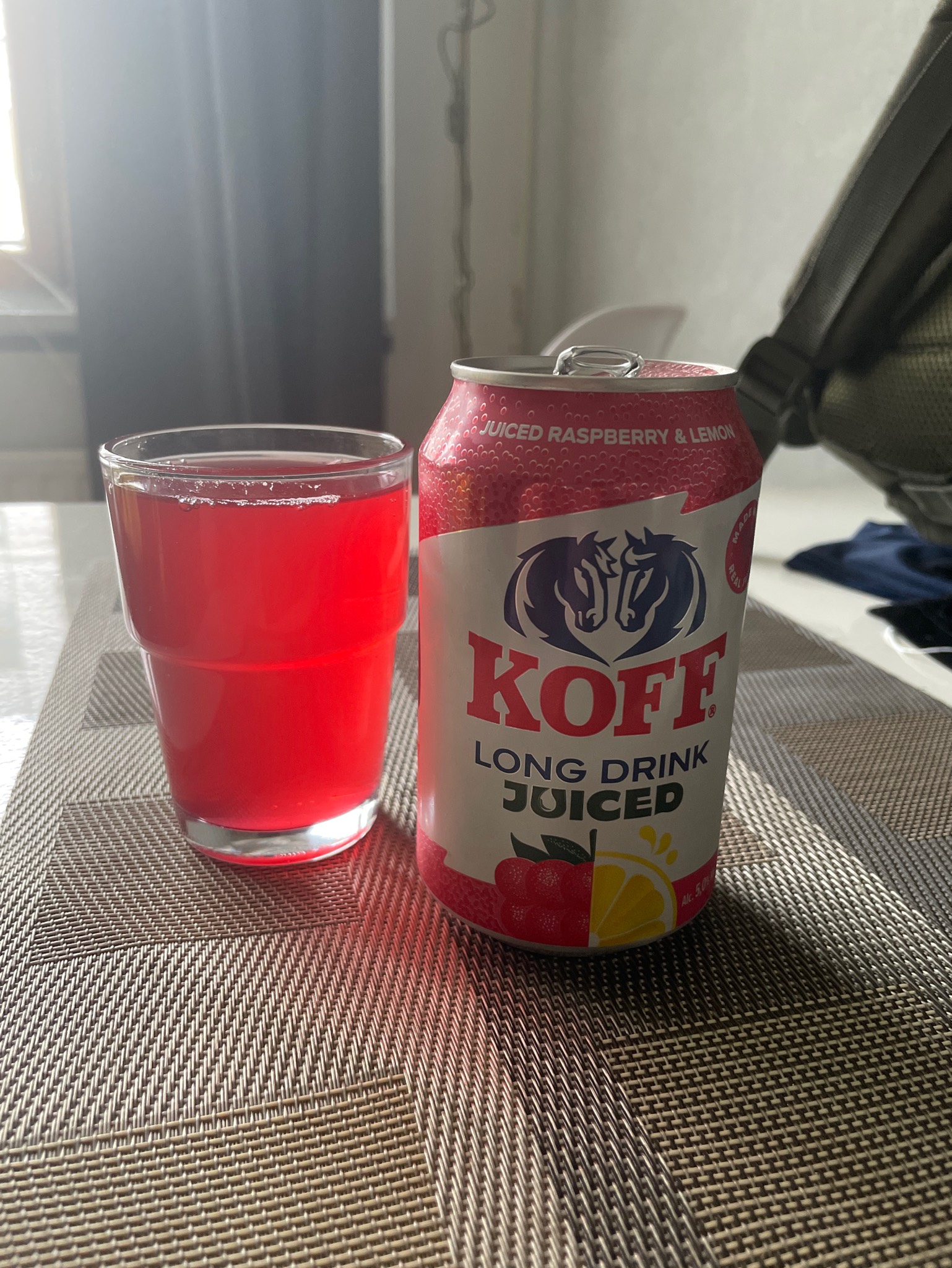 KOFF Long Drink Juiced Raspberry-Lemon, Finland