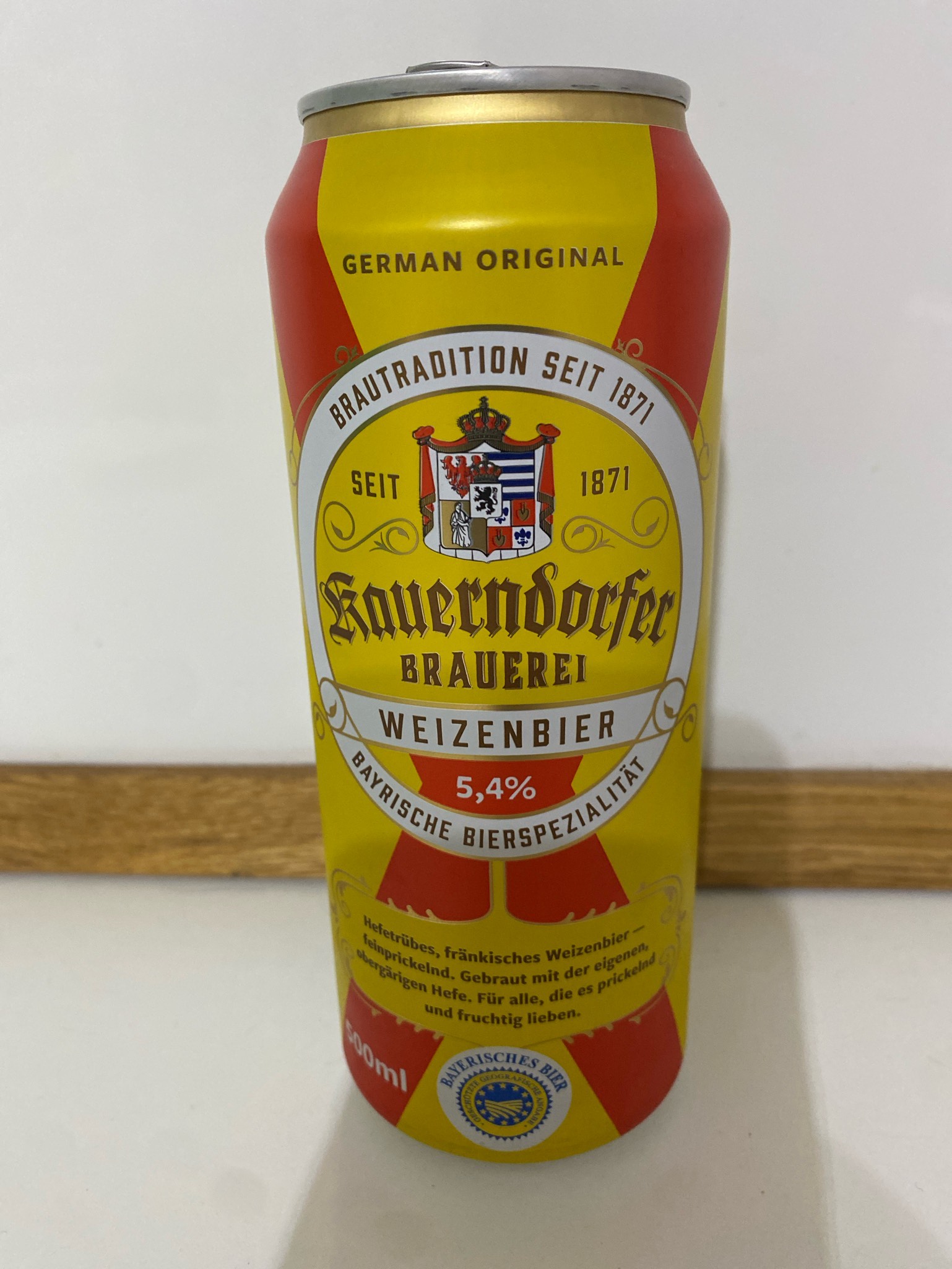 Kauerndorfer weizenbier, Brauhaus Altenkunstadt, Andreas Leikeim GmbH & Co.KG