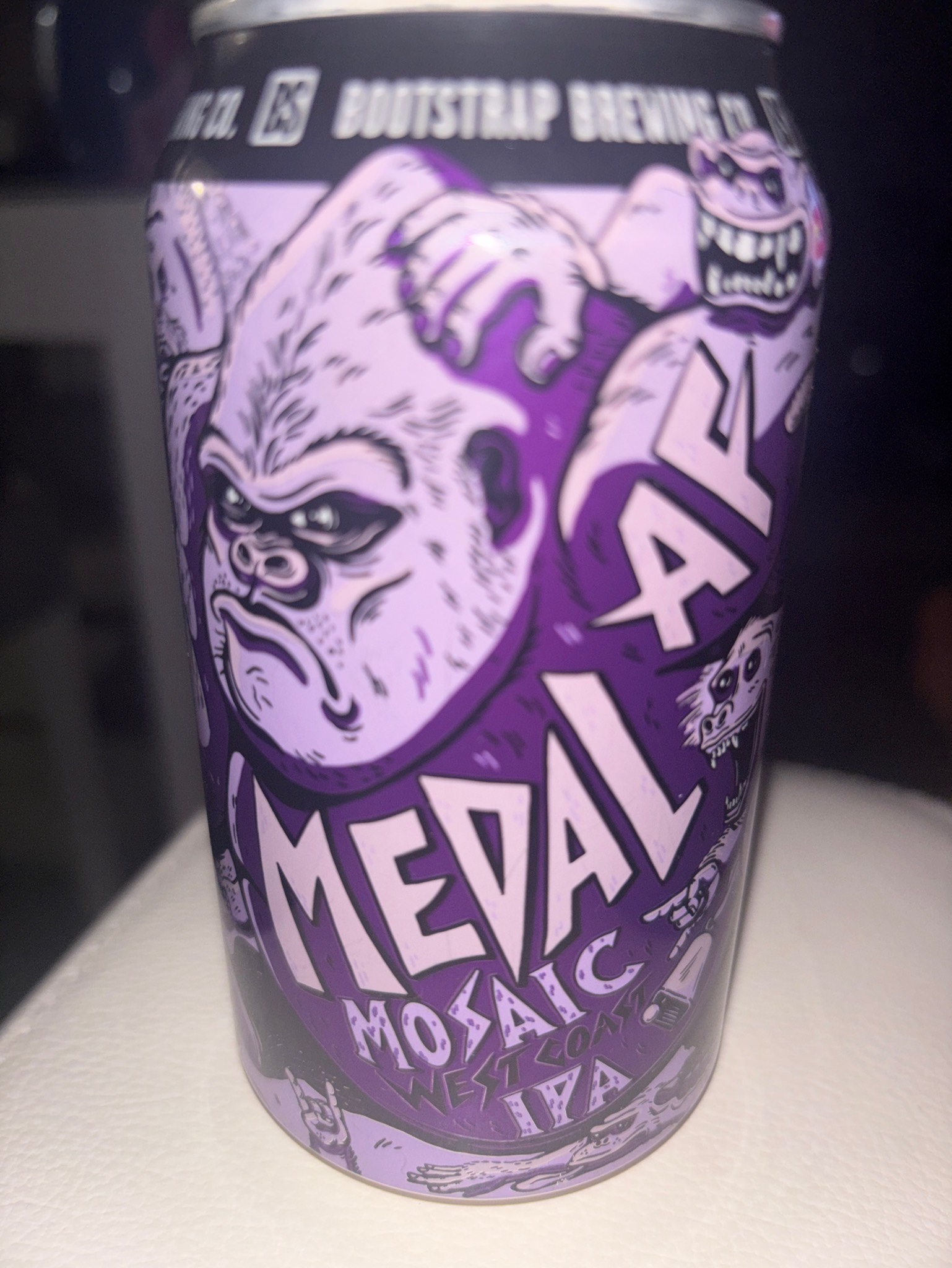 Medal AF Mosaic IPA, Bootstrap Brewing