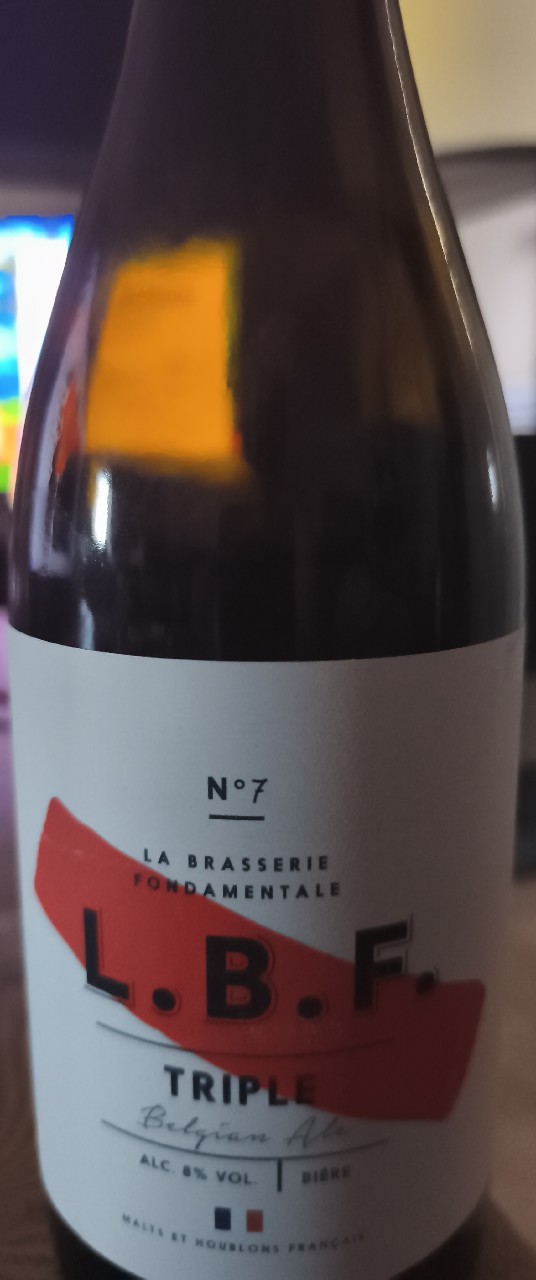 L.B.F. N°7 Triple, La Brasserie Fondamentale (L.B.F.)