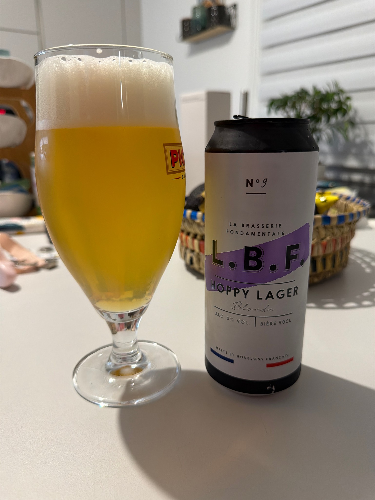 L.B.F. N°9 Hoppy Lager, La Brasserie Fondamentale (L.B.F.)