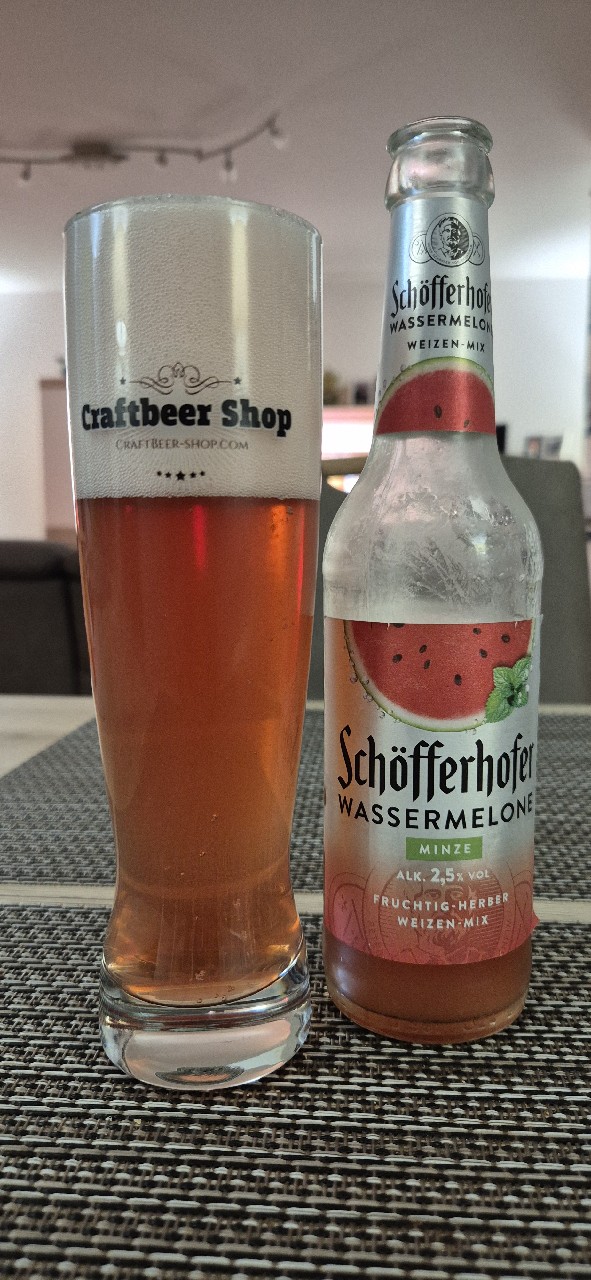Schöfferhofer Wassermelone Minze, Schöfferhofer Weizenbier GmbH (Radeberger Gruppe)