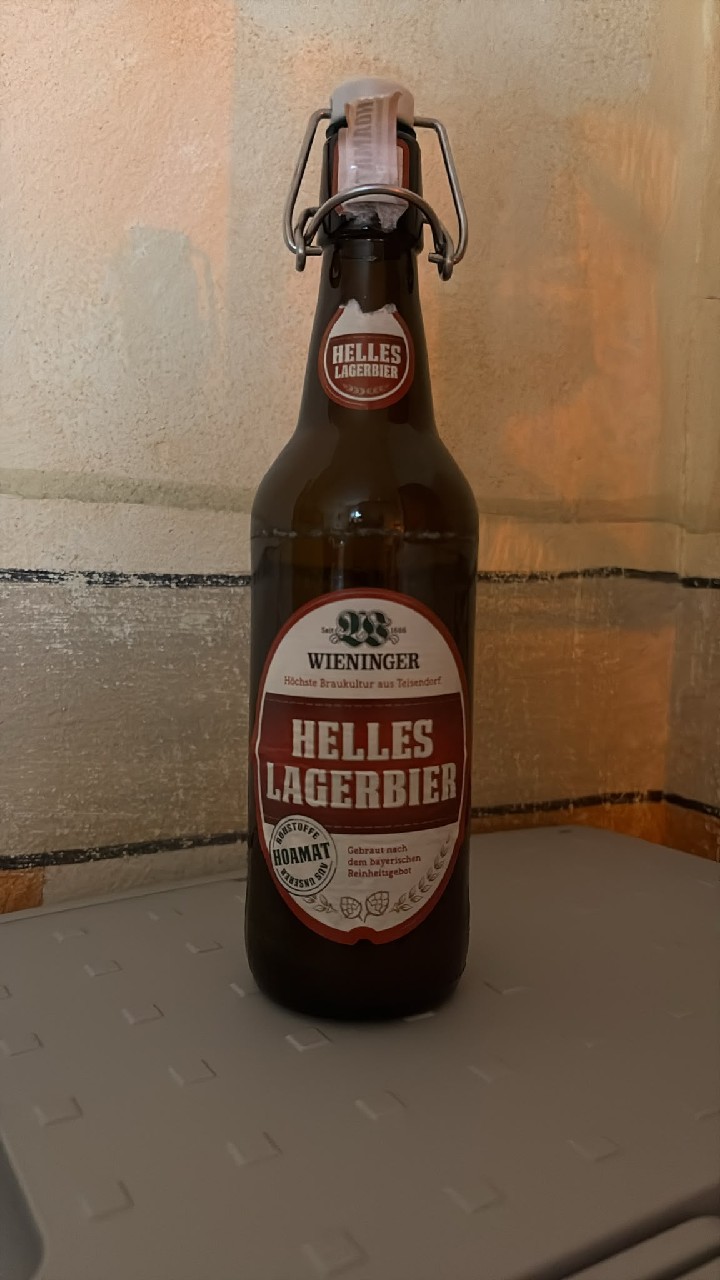 Wieninger Dunkles Lagerbier, Privatbrauerei M.C. Wieninger