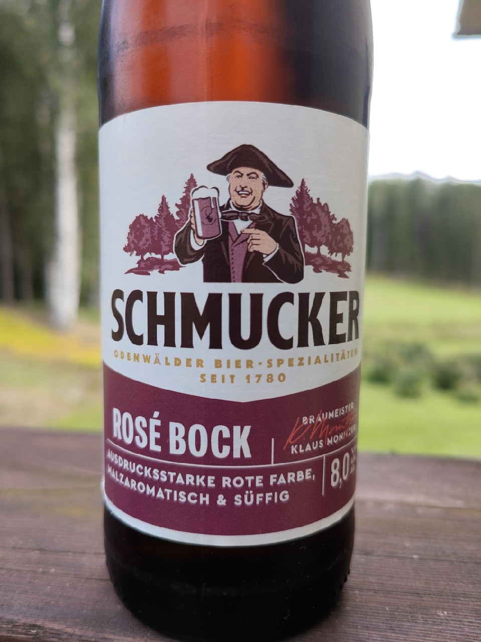 Schmucker Rosé Bock, Privat-Brauerei Schmucker