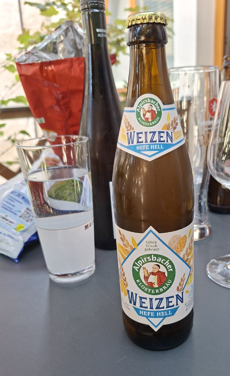 Alpirsbacher Weizen Hefe Hell, Alpirsbacher Klosterbräu