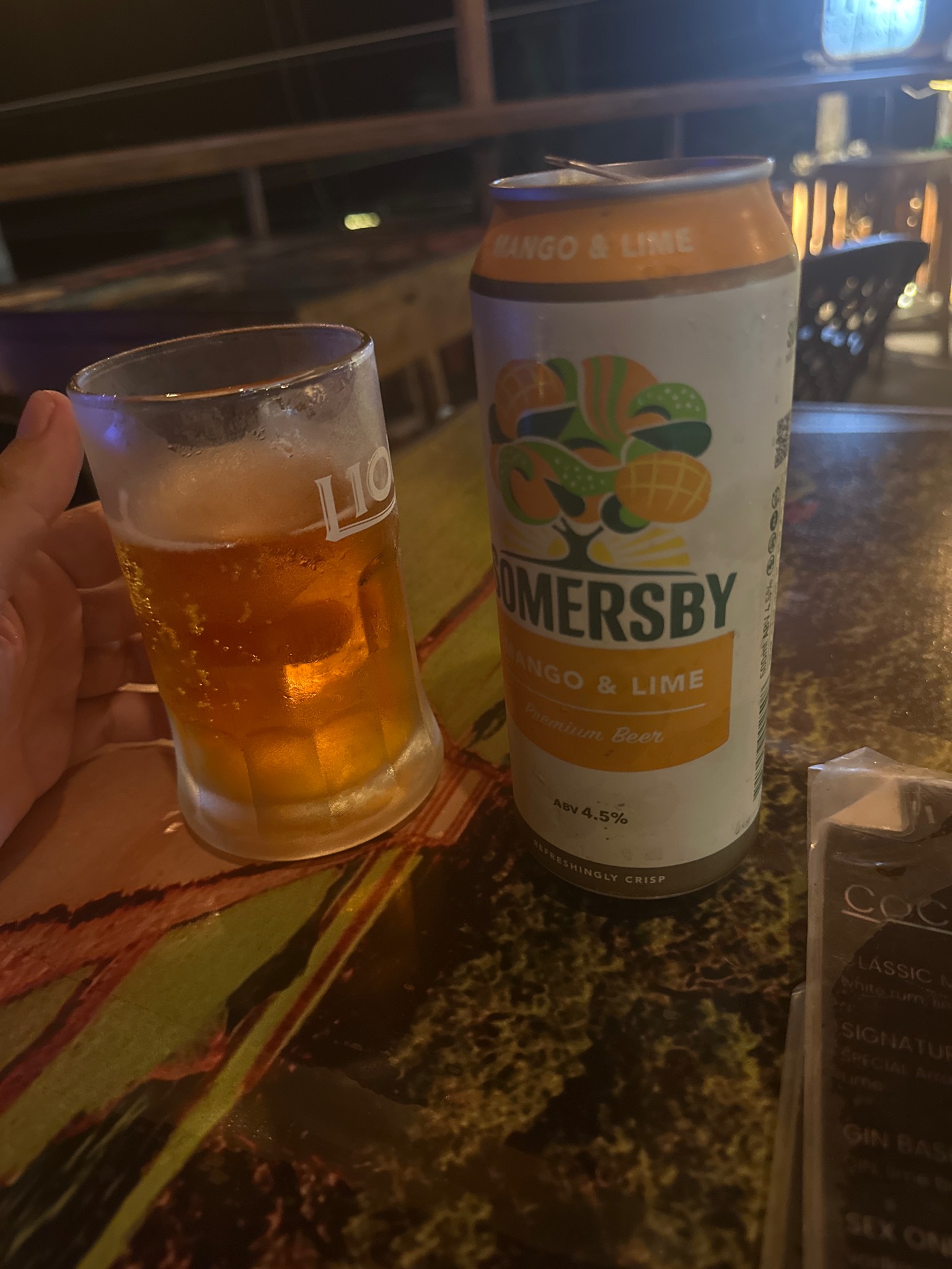 Somersby Mango & Lime Sparkling Cider, Denmark