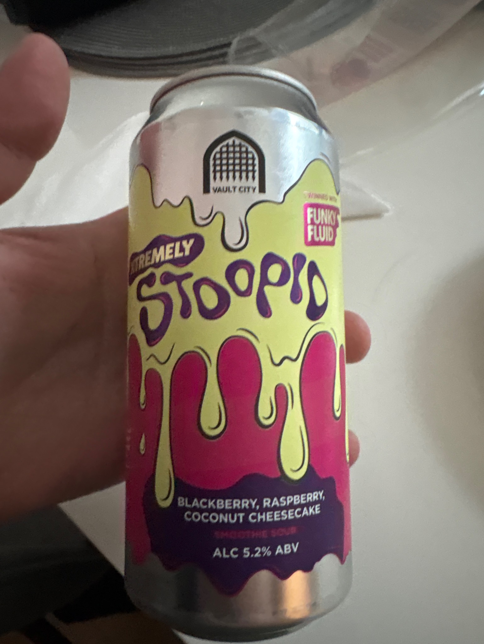 Xtremely Stoopid Blackberry Raspberry Coconut Cheesecake, Scotland