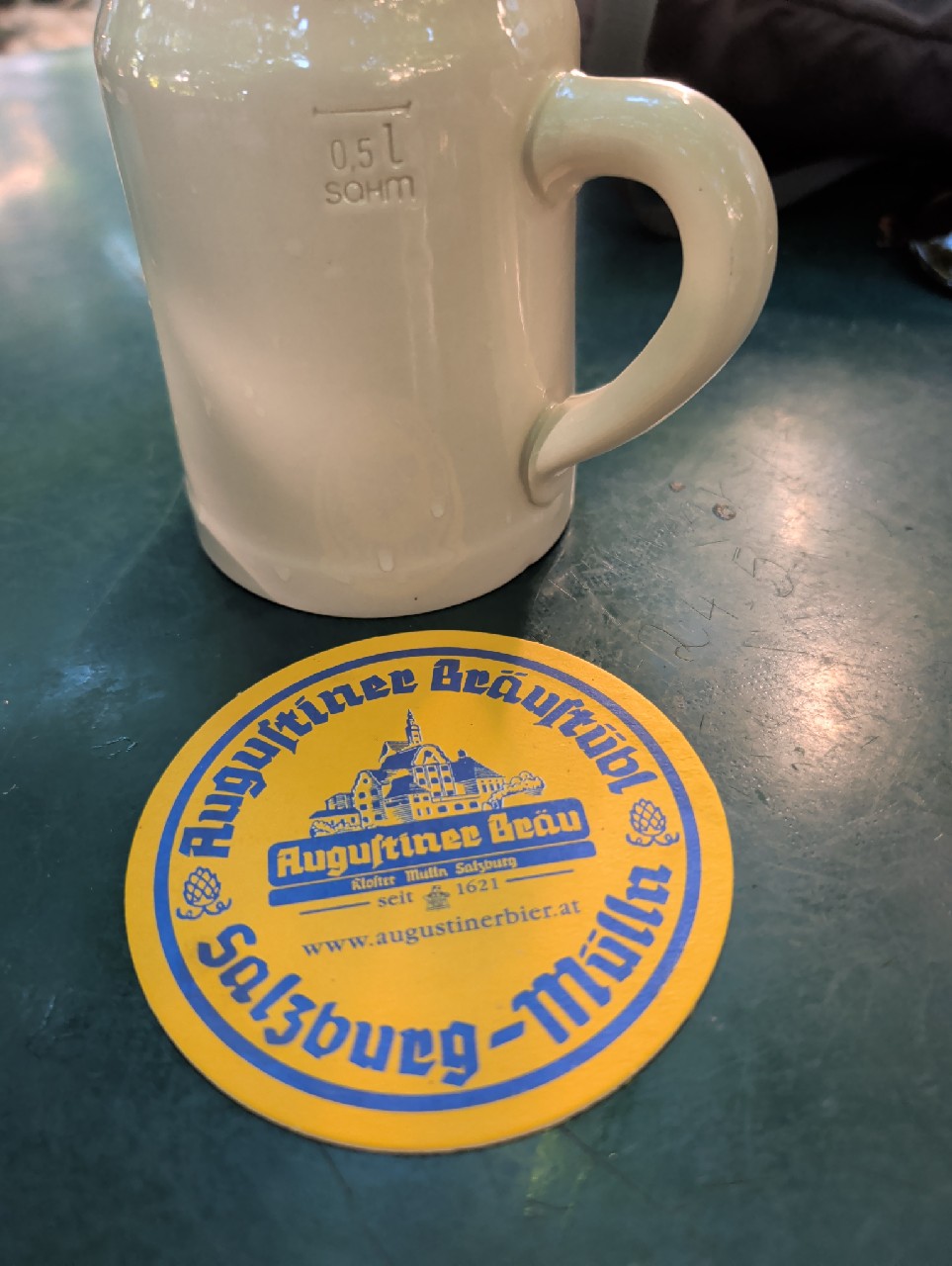 Bräustübl Bier, Augustiner Bräu Kloster Mülln Salzburg