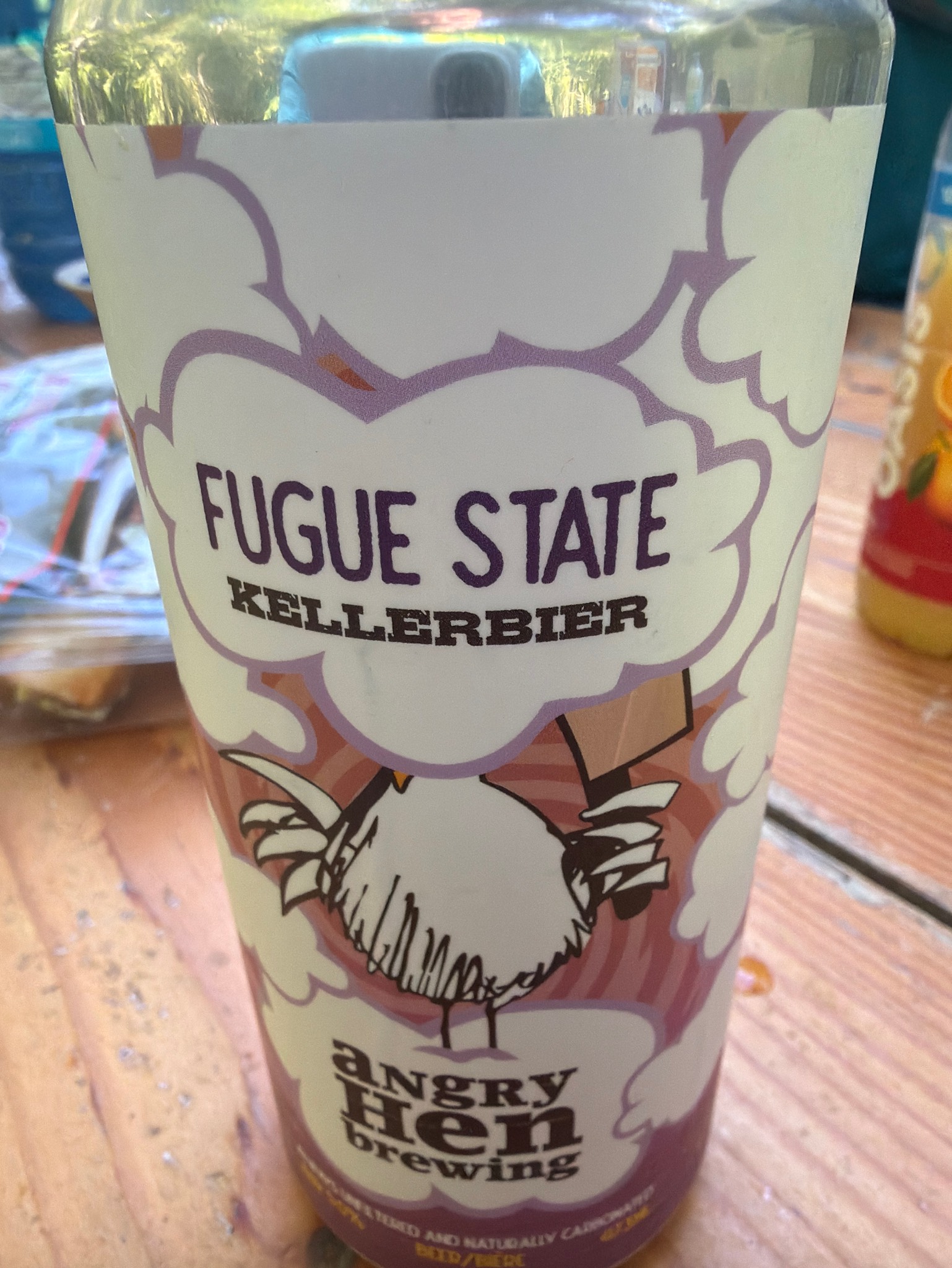 Fugue State Kellerbier, Angry hen brewing