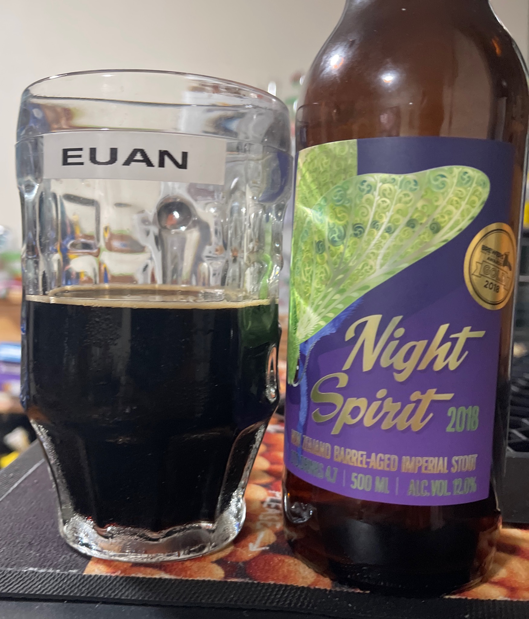 Night Spirit, Kererū Brewing Company
