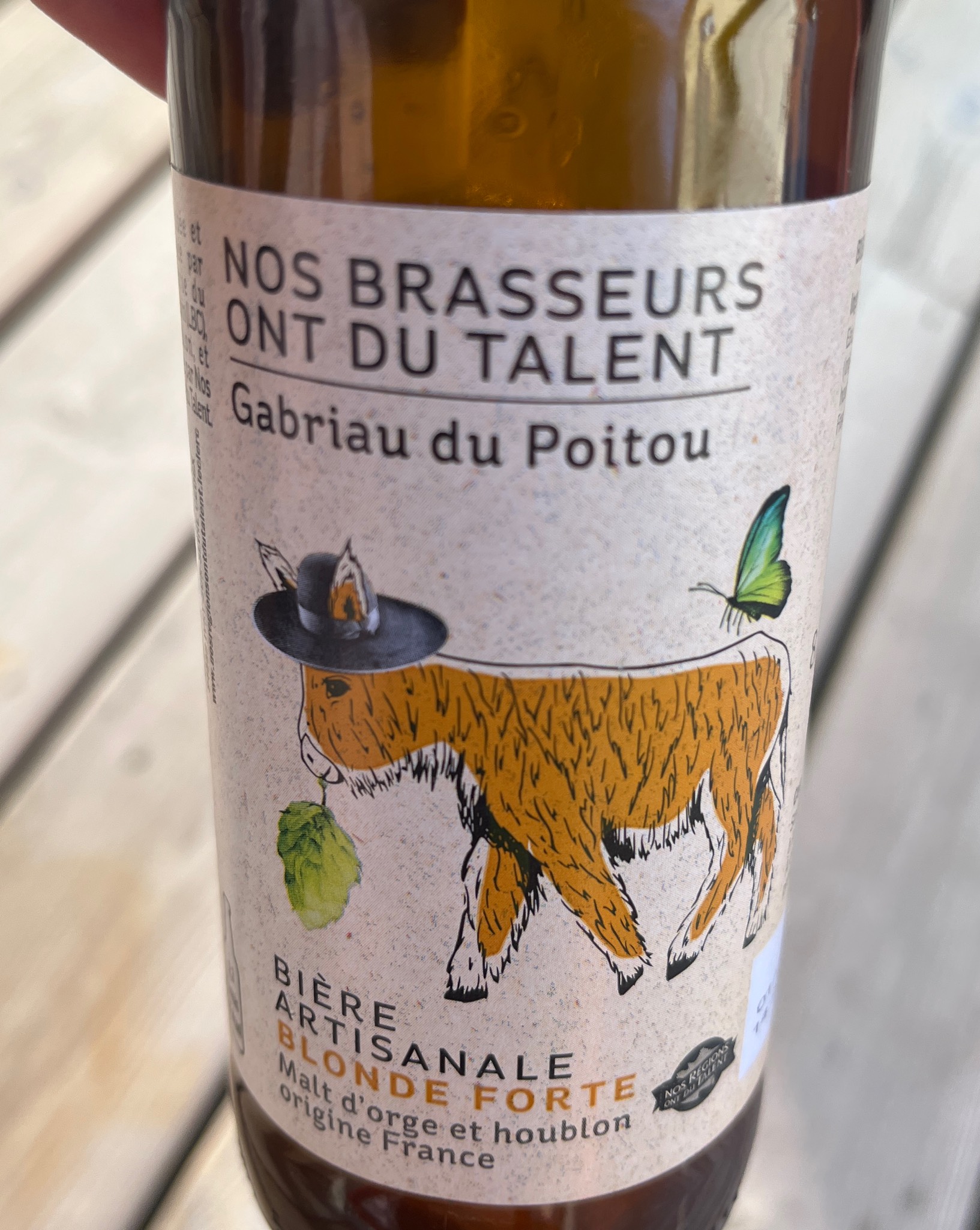 Gabriau Du Poitou Blonde, Brasserie Du Marais Poitevin (Tête De Mule)