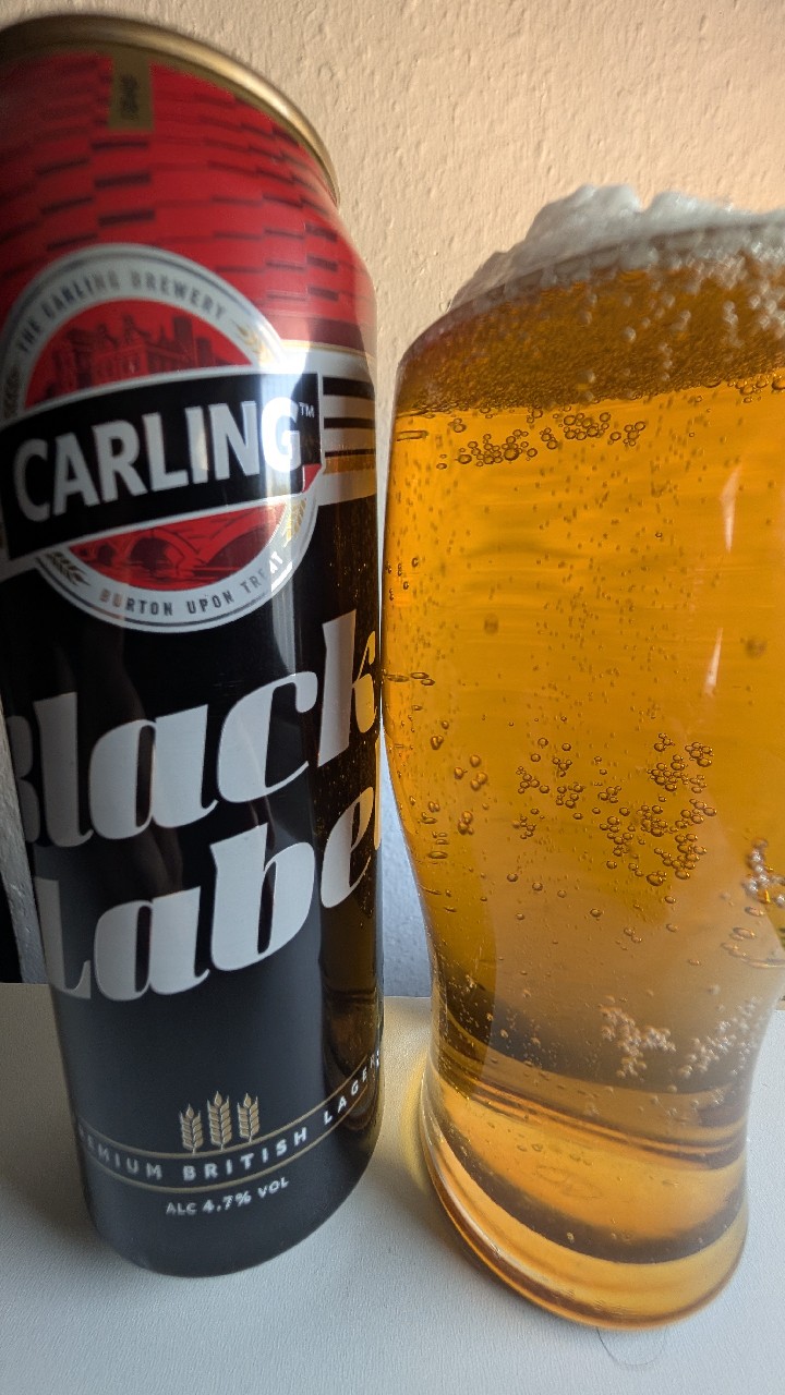 Carling black label, England