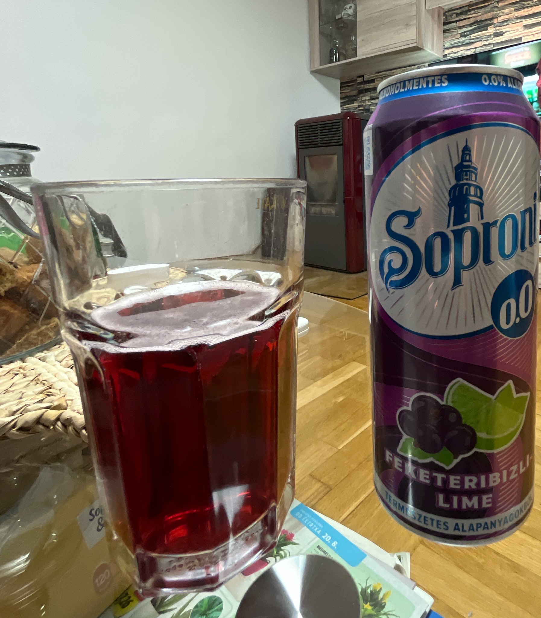 Soproni Feketeribizli-Lime 0.0, Soprony Brewery (Heineken Hungária)