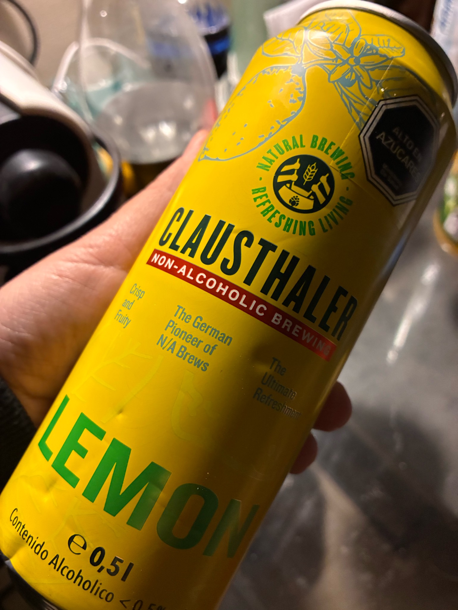 Clausthaler Lemon Non-Alcoholic, Binding-Brauerei (Oetker Group)