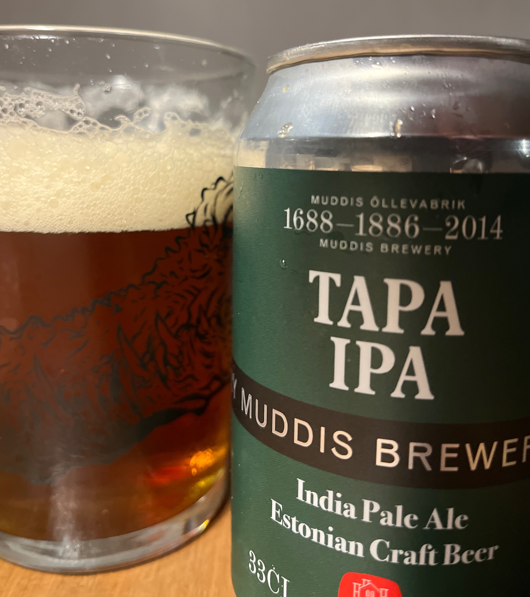 Tapa IPA 4.4%, Muddis Brewery