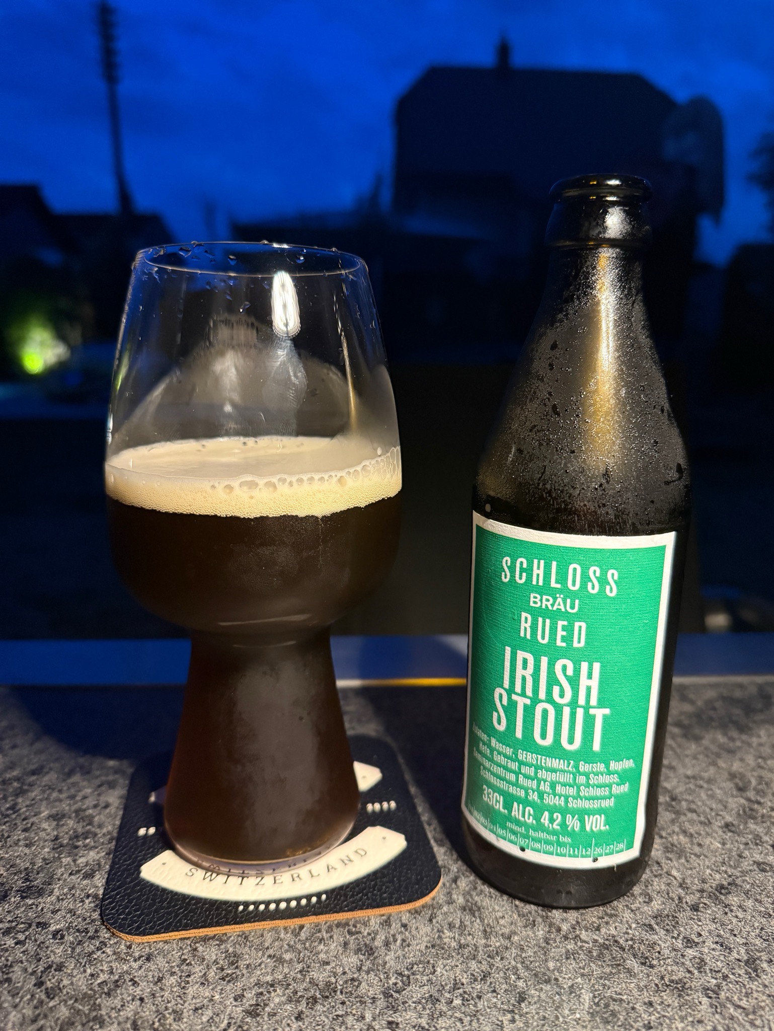 Irish Stout, Schloss Bräu Rued