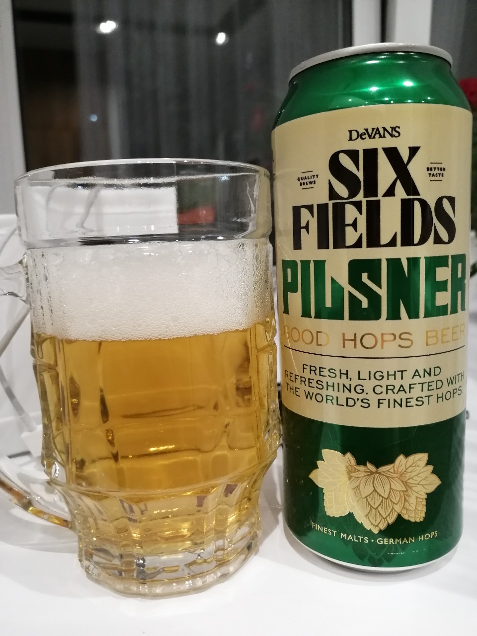Six Fields Pilsner, Devans Modern Breweries