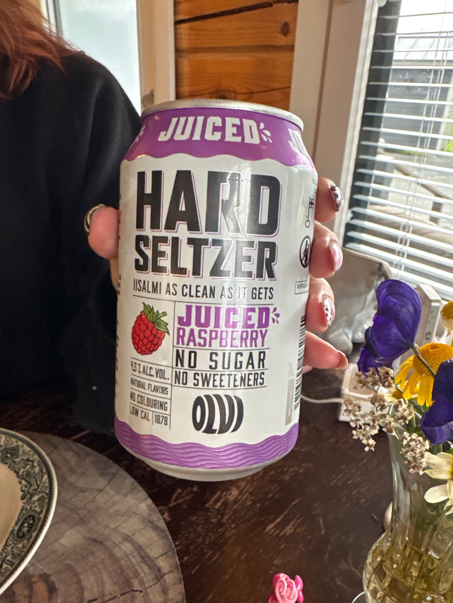 Hard Seltzer Juiced Raspberry, Finland