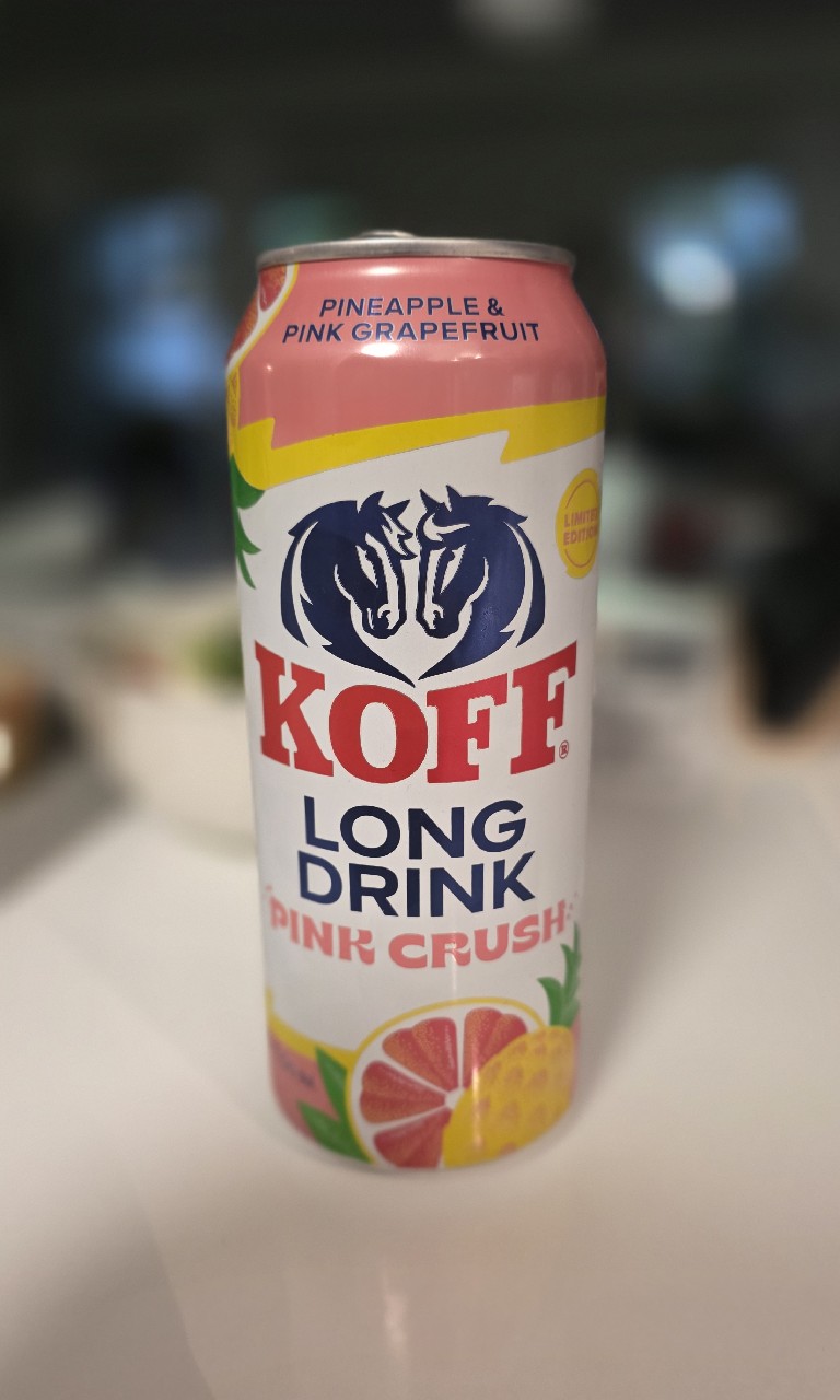 KOFF Long Drink Pink Crush, Finland